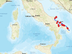 J1 Carte Italie